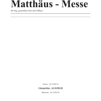 Schronen, Matthäus Messe