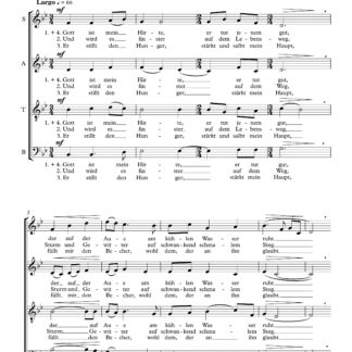 Schronen, Gott ist mein Hirte - SATB